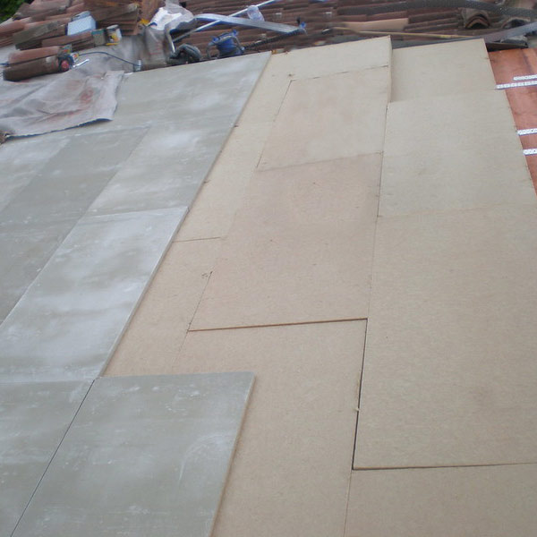 Pannello accoppiato Betonfiber base per tetto ventilato